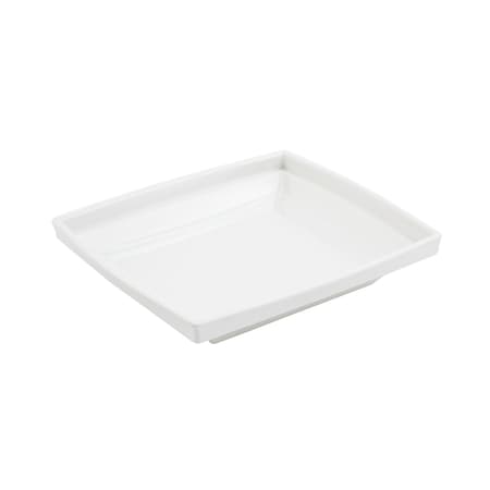 Bon Chef Americana Square Bowl 10 1/4"L X 9"W X 2" 2 Qts. 53103WHITE